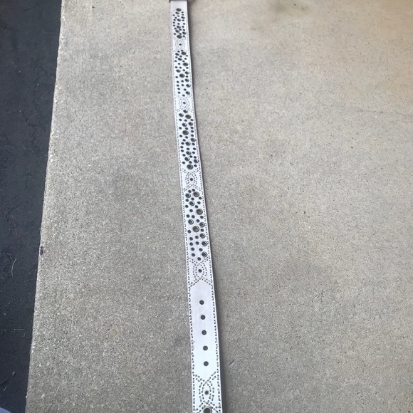 Off white leather belt - Picture 3 of 5